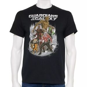 Marvel Guardians Of The Galaxy Team Short Sleeve Cotton Graphic Tee - XL